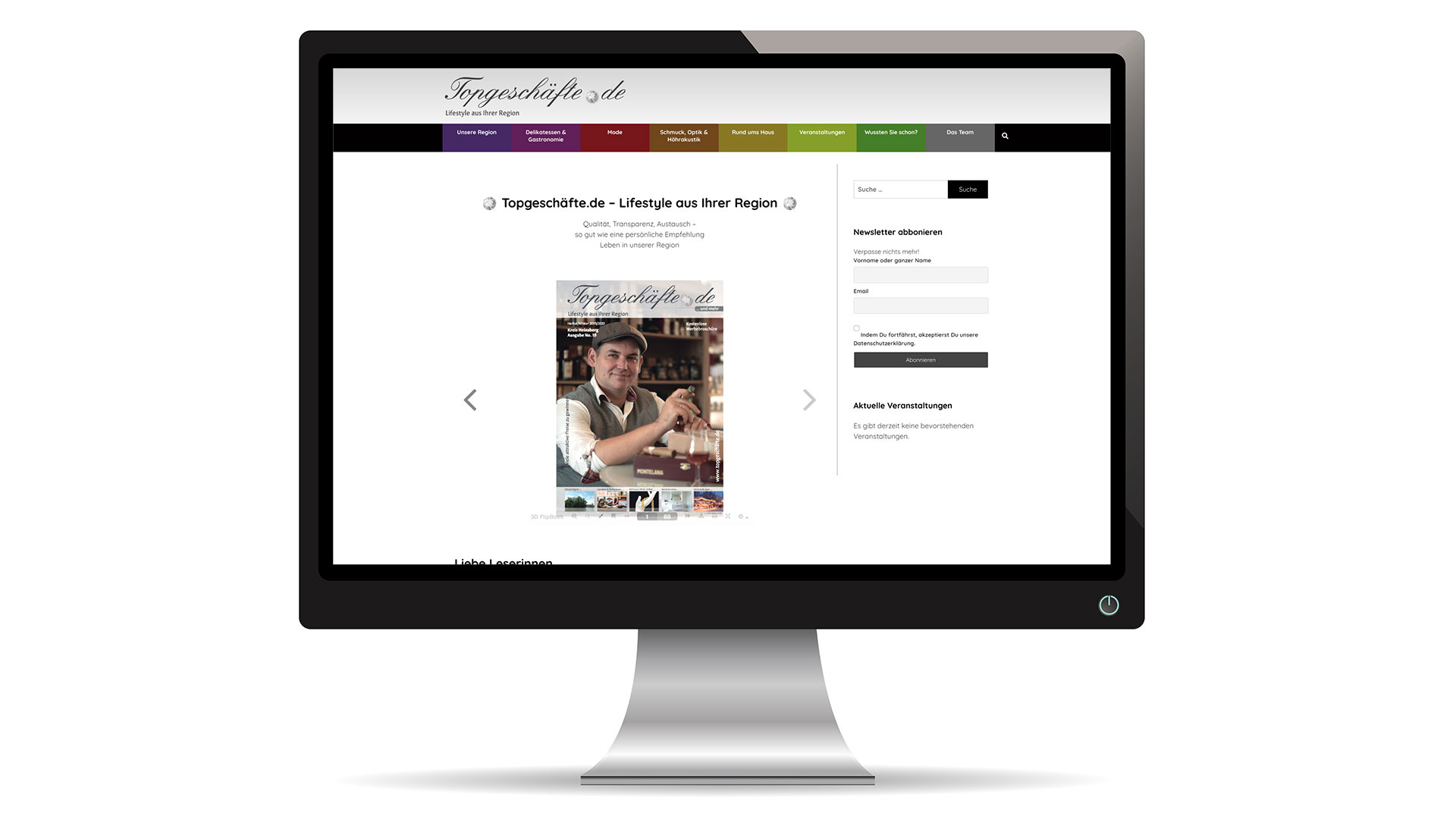 Webseite Topgeschäfte